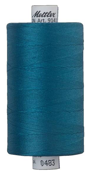 Silk-Finish cotton 40 Dark Turquoise 0483