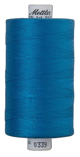 Silk-Finish cotton 40 Mediterranian Blue 0339