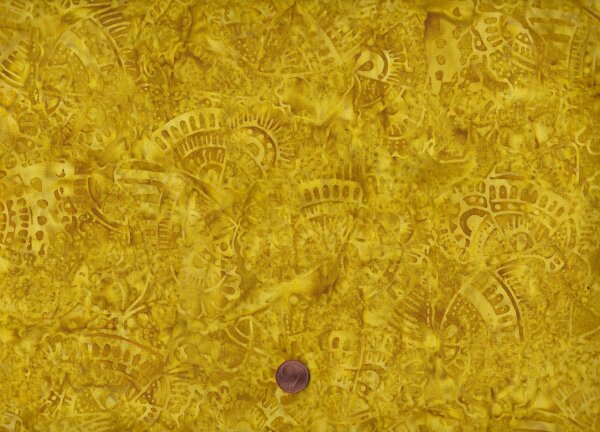 Batik Schmetterlinge mustard