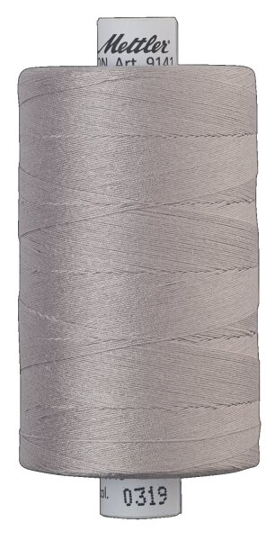 Silk-Finish cotton 40 Cloud Gray 0319