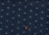 Sashiko Stars indigo