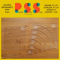 PPS Multiple 10,5"  Drunkard’s Path Template 8...