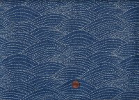 Sashiko Waves denim