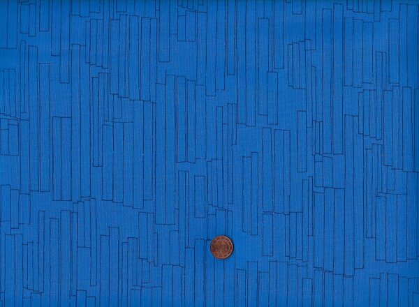 Carolyn Friedlander Kept Linear Blocks blue