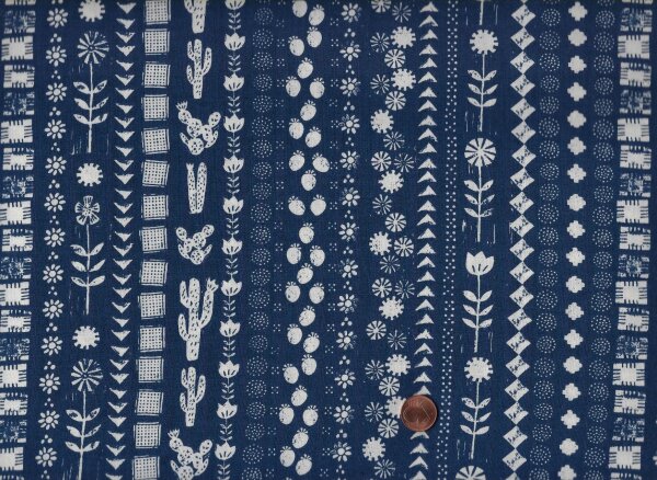 Alexia Abegg Heirloom Garden Rows bluebell