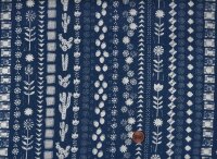 Alexia Abegg Heirloom Garden Rows bluebell