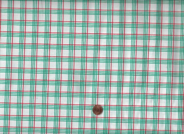 Oh What Fun Christmas Plaid green