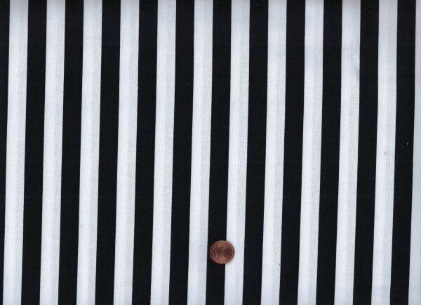 Stripes black-white 1/2"