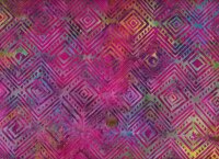 Batik Light Iris  Karo pink-bunt