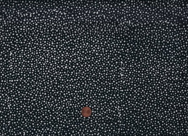 Batik Dots 040 schwarz-weiß