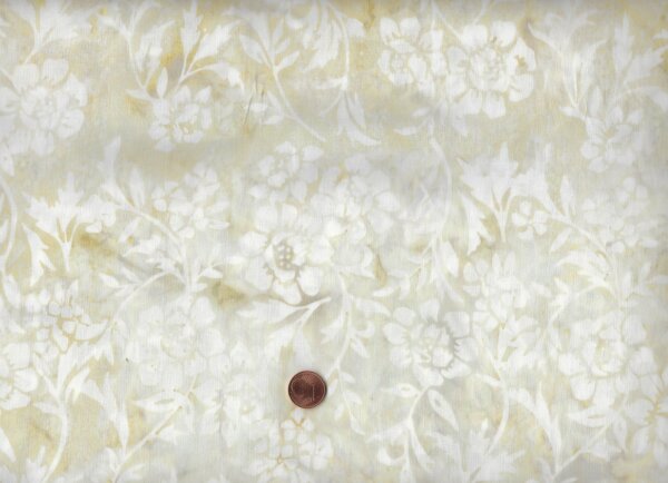 Batik Blumen 102 cream