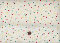 Ruby Star Jolly  Hole Punch Dot multi 90cm