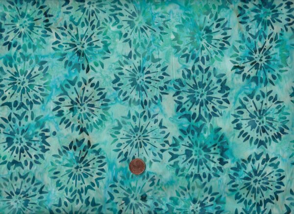 Batik Mandala teal