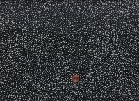 Batik Dots 40 schwarz-weiß