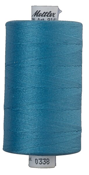 Silk-Finish cotton 40 Reef Blue 0338