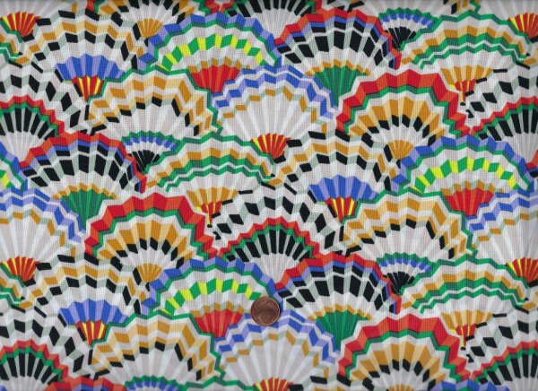 K. Fassett Paper Fan gp143 contrast