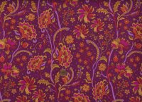 K. Doughty Trade Winds Chintz Burgundy