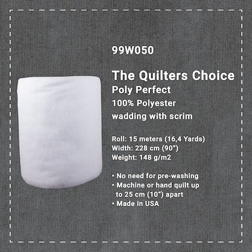 The Quilters choice Polyester 2,28m