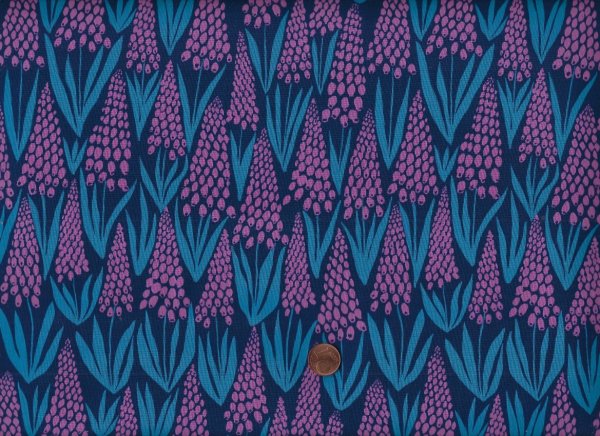 Ruby star society Jen Hewett Endpaper Muscari Florals bluebell