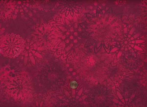 Sue Penn Textures Medallions red