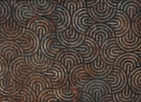 Stonehenge Retro Vibes semi circles dark rust